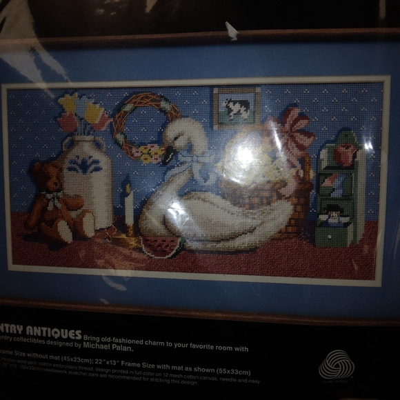 NEEDLEPOINT Dimensions Country Antiques, KIT  NEW - Picture 2 of 5